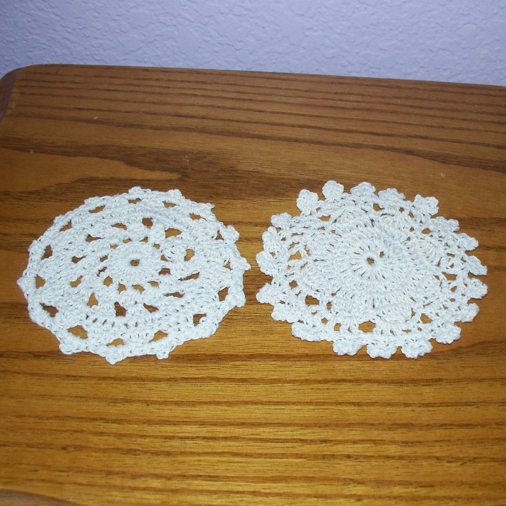 Round Crocheted Doilies